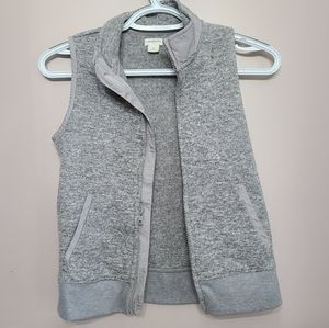 Crew Cuts Heather Grey Vest, Girls Size 8